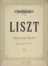 Liszt Franz: Werke für Klavier zu 2 Händen Rhapsodien Nr. 9.-16