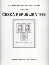: Česká repbulika 1996 v albových listoch pod umafánom