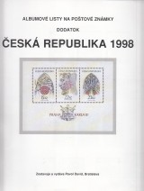 : Česká repbulika 1998 v albových listoch pod umafánom