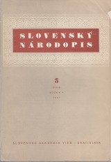 : Slovensk nrodopis . 5. ro. V. 1957