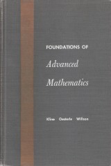 Kline William E. a kol.: Foundations of Advanced Mathematics