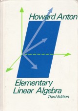 Anton Howard: Elementary Linear Algebra