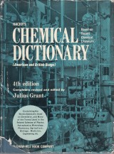 Grant Julius edt.: Hackhs Chemical Dictionary. American and British Usage