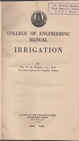 Ellis W.M.: College of Engineering Manual Irrigation