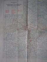 : Ubersichtskarte Fernleitungsnetz des stadtischen Elektrizitatswerkes Kaaden 1:200 000