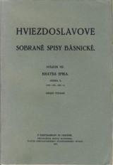 Hviezdoslav Pavol Orszgh: Sobran spisy bsnick VII. Kratia epika