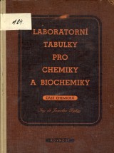 Dykyj Jaroslav zost.: Laboratorn tabulky pro chemiky a biochemiky