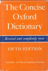 Fowler H. W.: The Concise Oxford Dictionary