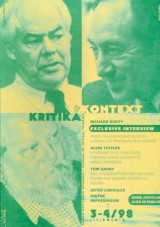 : Kritika a kontext 3- 4 /98
